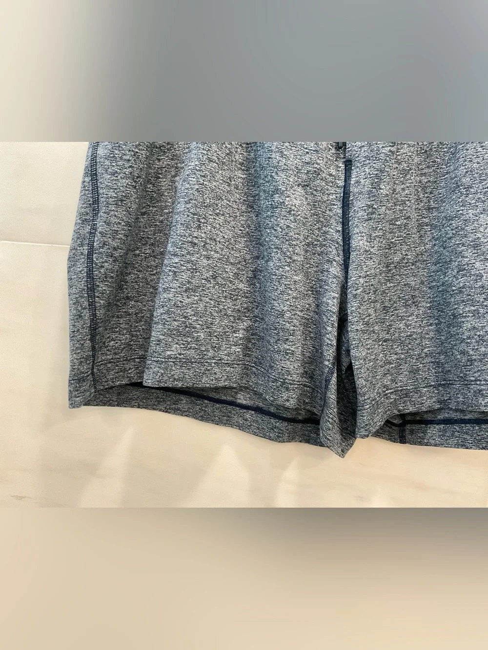 Lululemon Soft Jersey Shorts - 5” - Linerless HEATHER NAVY size XXL T58